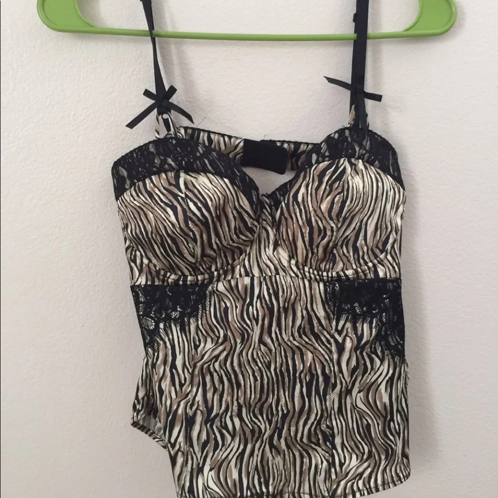 Guess animal print women’s blouse top